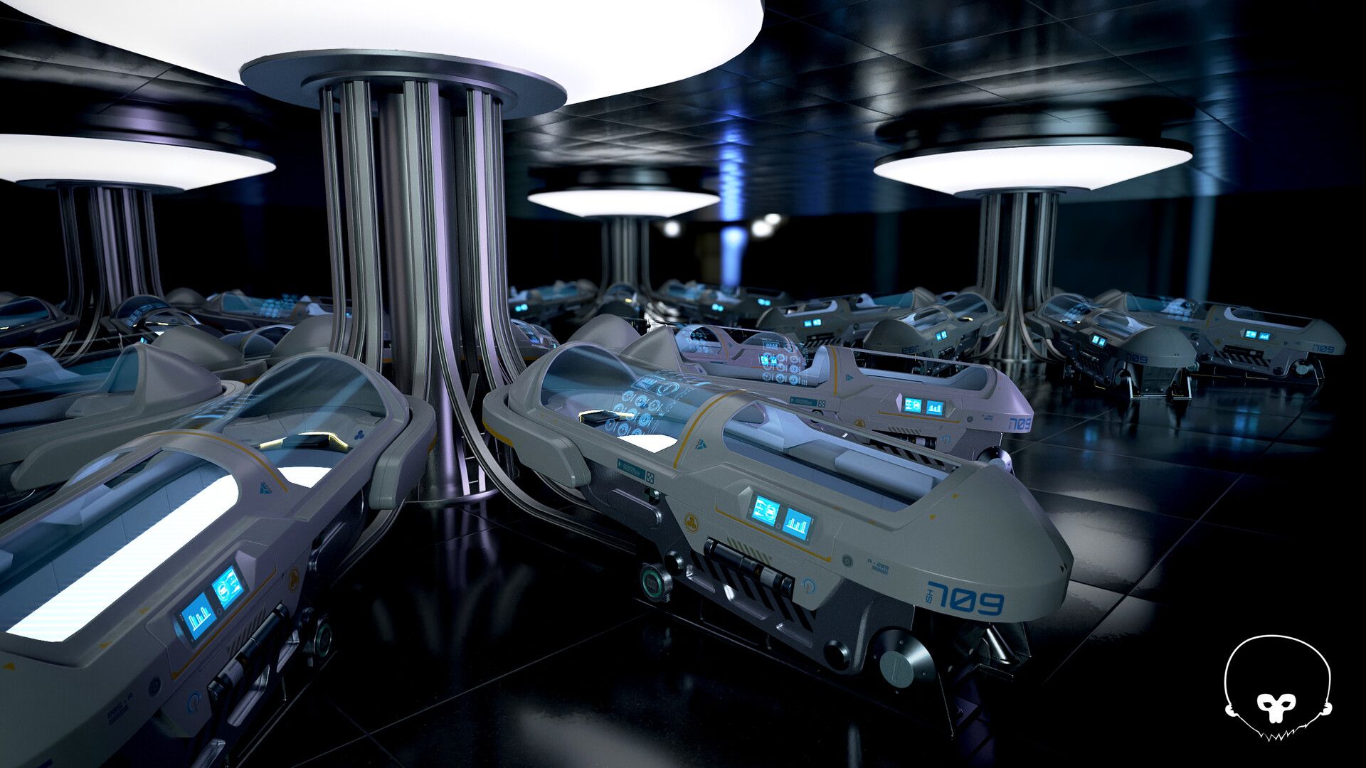 1920x1080 Passengers Sci Fi Capsule