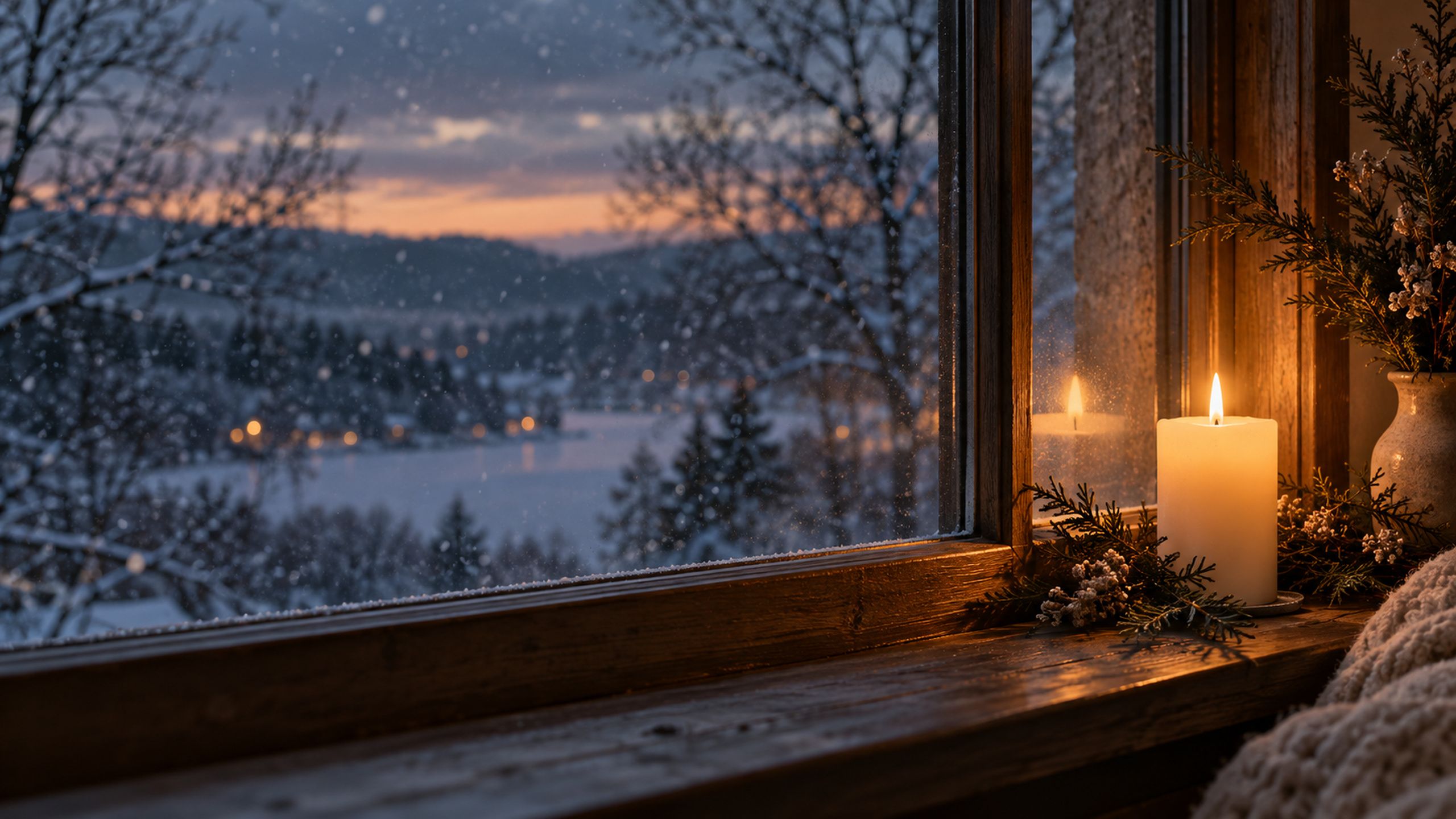 2560x1440 Free Aesthetic Winter Desktop Wallpaper to Download