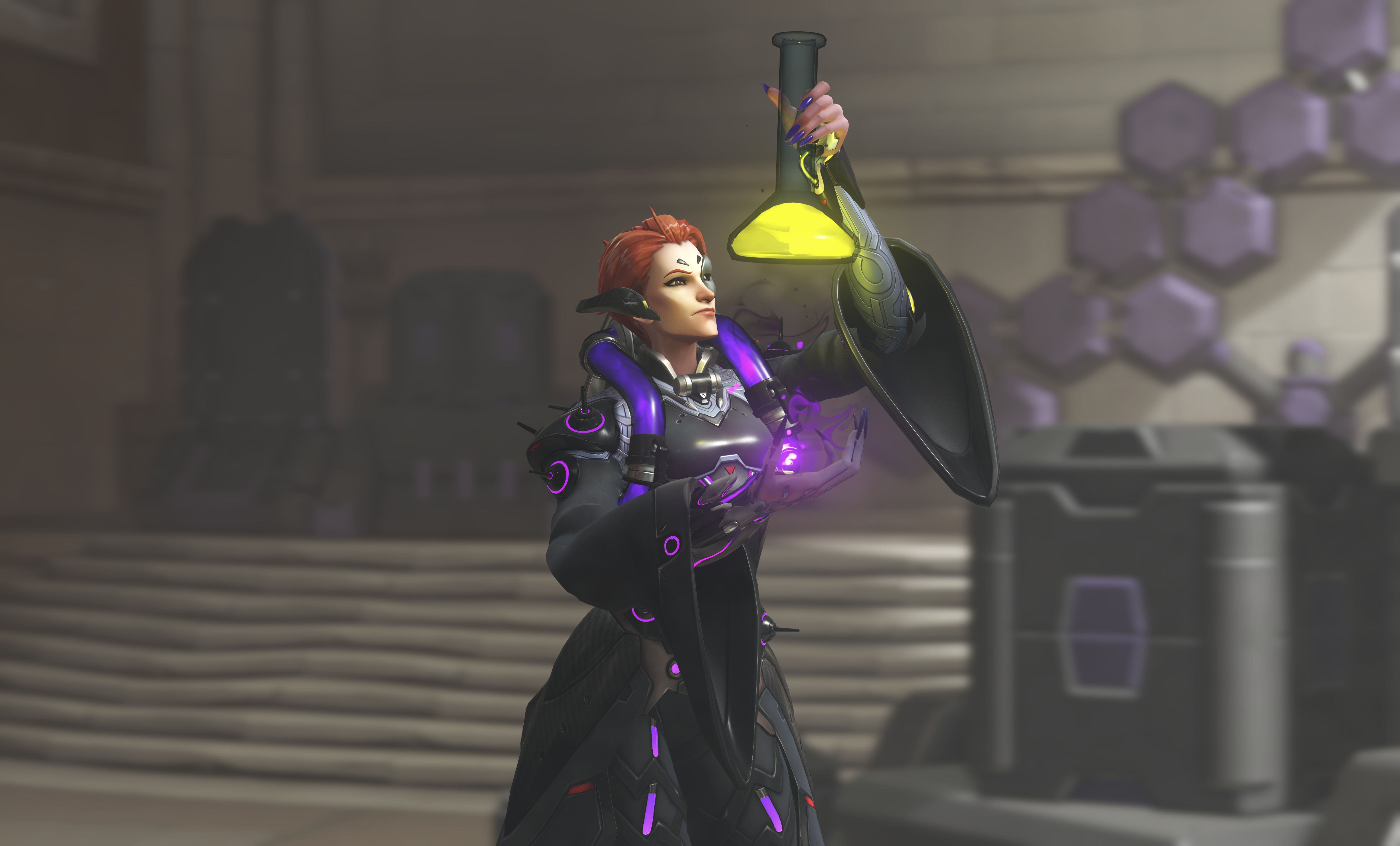 5120x3096 Desktop wallpaper: Video Game, Overwatch, Moira (Overwatch) 4K free download for PC. 917563