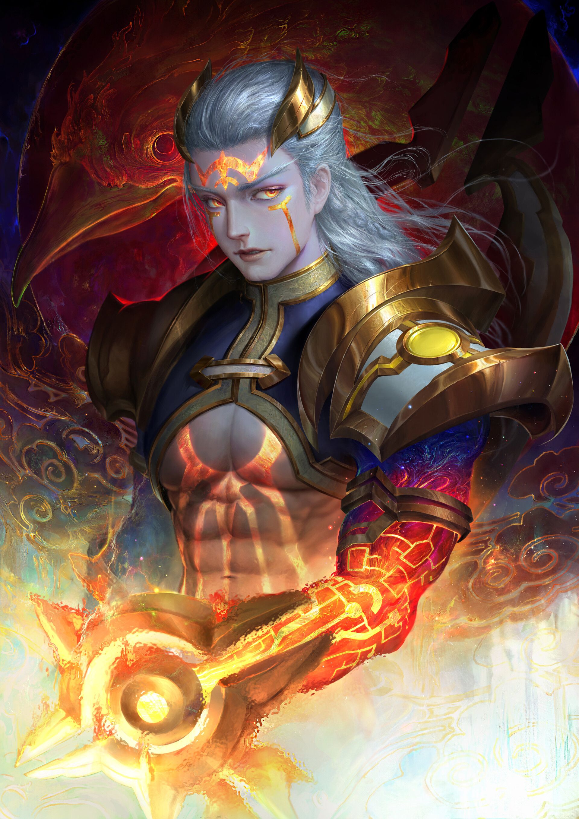 1920x2716 Honor of kings fan art- HOU YI