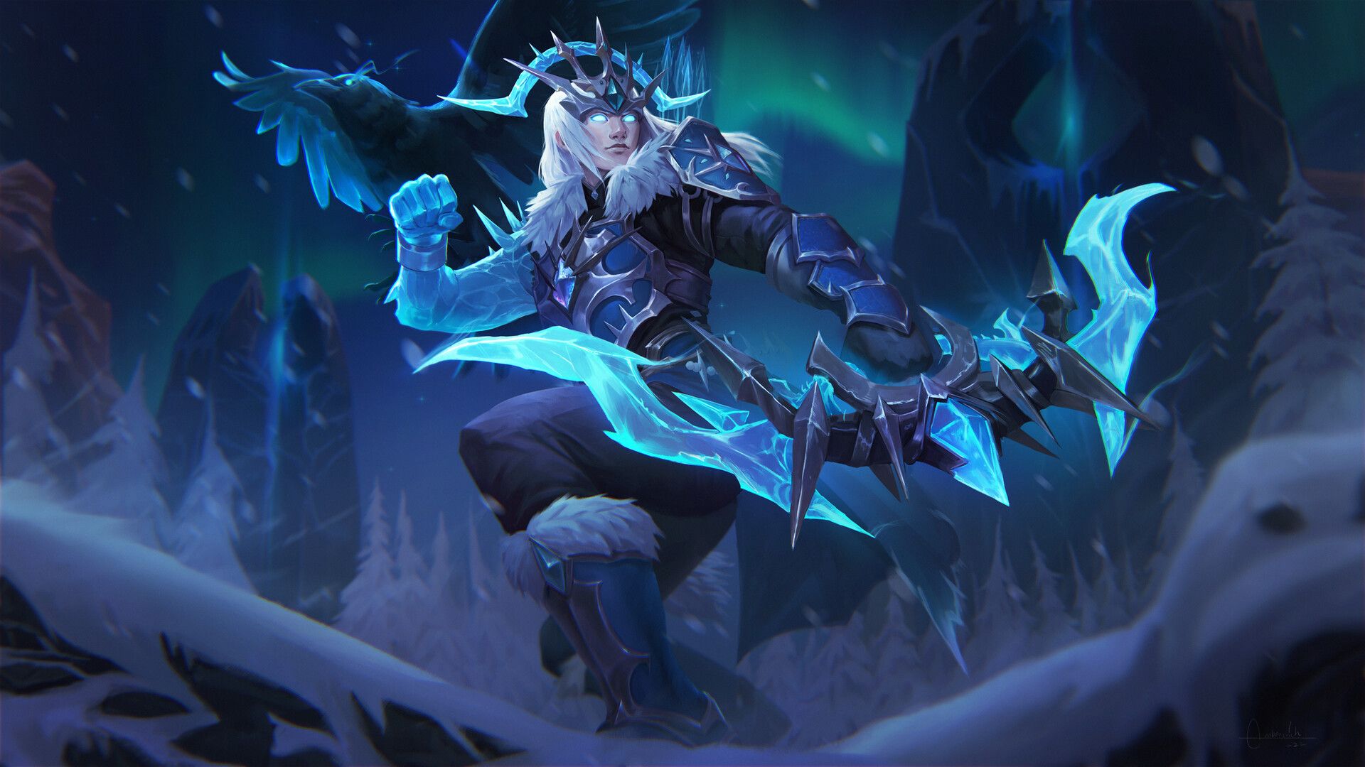 1920x1080 Winter's Mark Hou Yi Splash