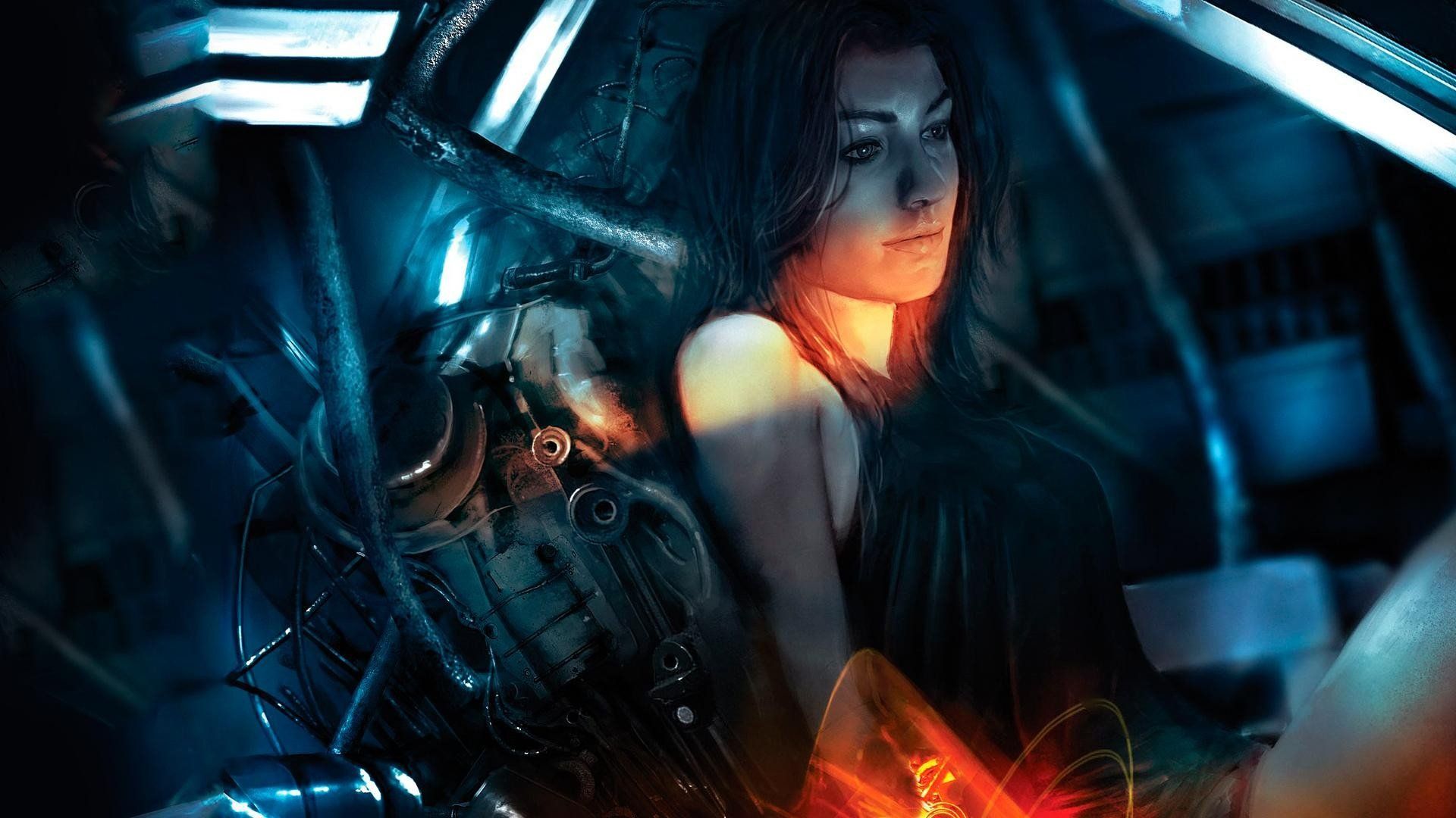 1920x1080 HD Wallpaper of Miranda Lawson from Mass Effect 3x1080
