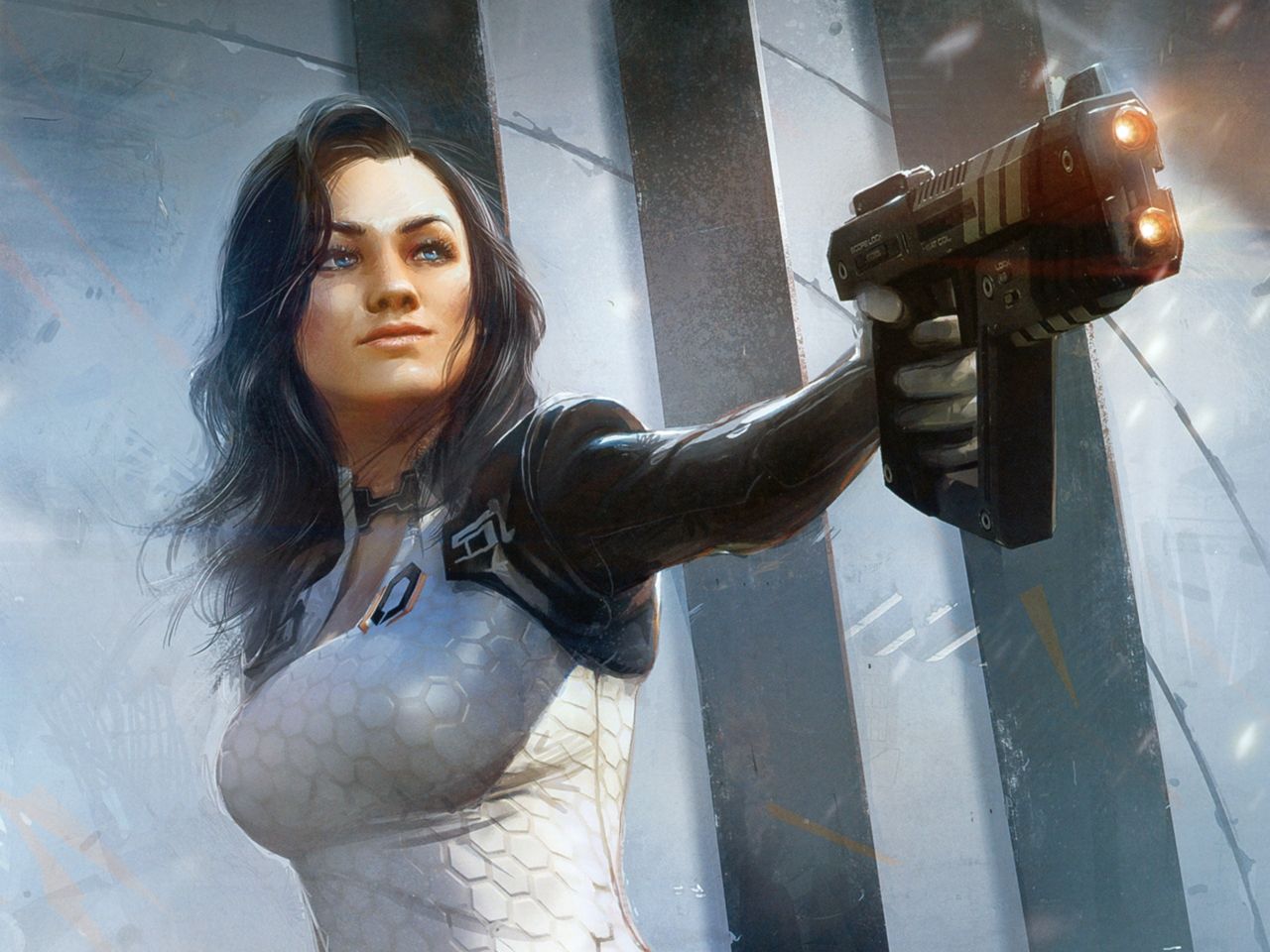 1280x960 Desktop wallpaper: Miranda Lawson, Video Game, Mass Effect 2 4K free download for PC. 1463696