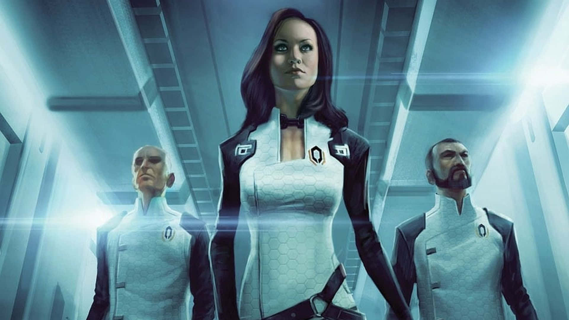 1920x1080 Download Action Packed Image Of Miranda Lawson From The Mass Effect Sci Fi Game Series Wallpaper