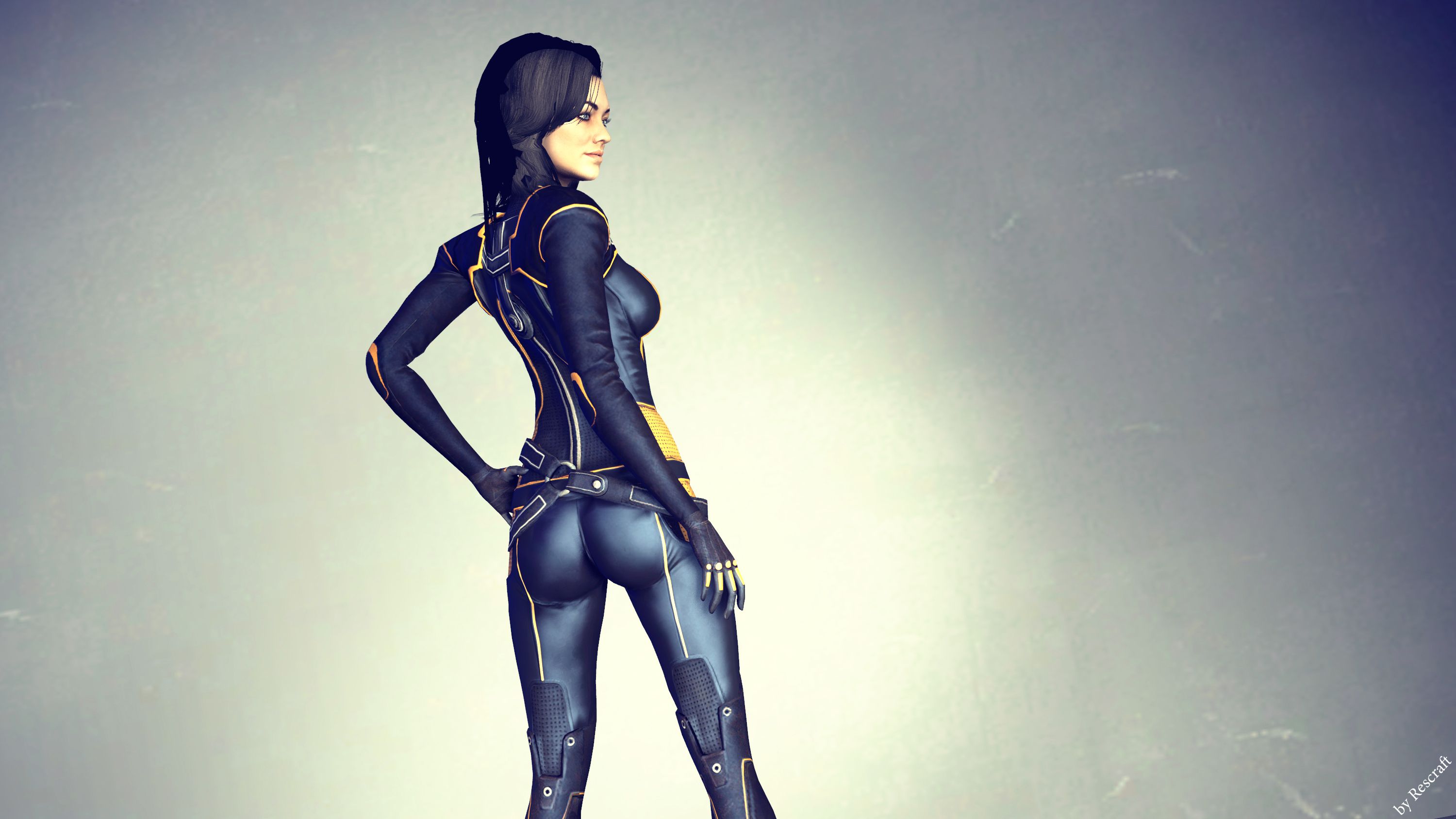 3000x1687 Miranda Lawson HD Wallpaper