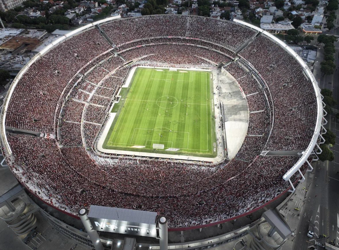 1179x870 Football Tweet ⚽ On X: Estadio Mâs Monumental, River Plate's Home, Has Become The Biggest Stadium In South America With A Capacity Of 198 Fans