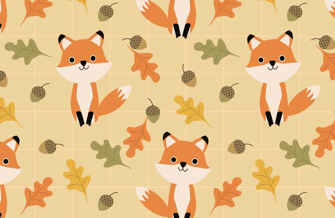 1155x750 Foxes Wallpaper Mural