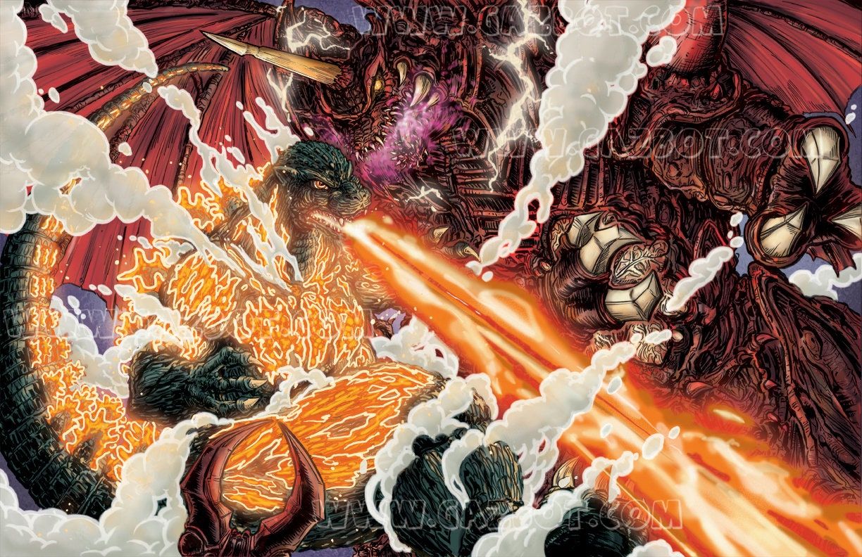 1224x792 Destoroyah Vs Godzilla