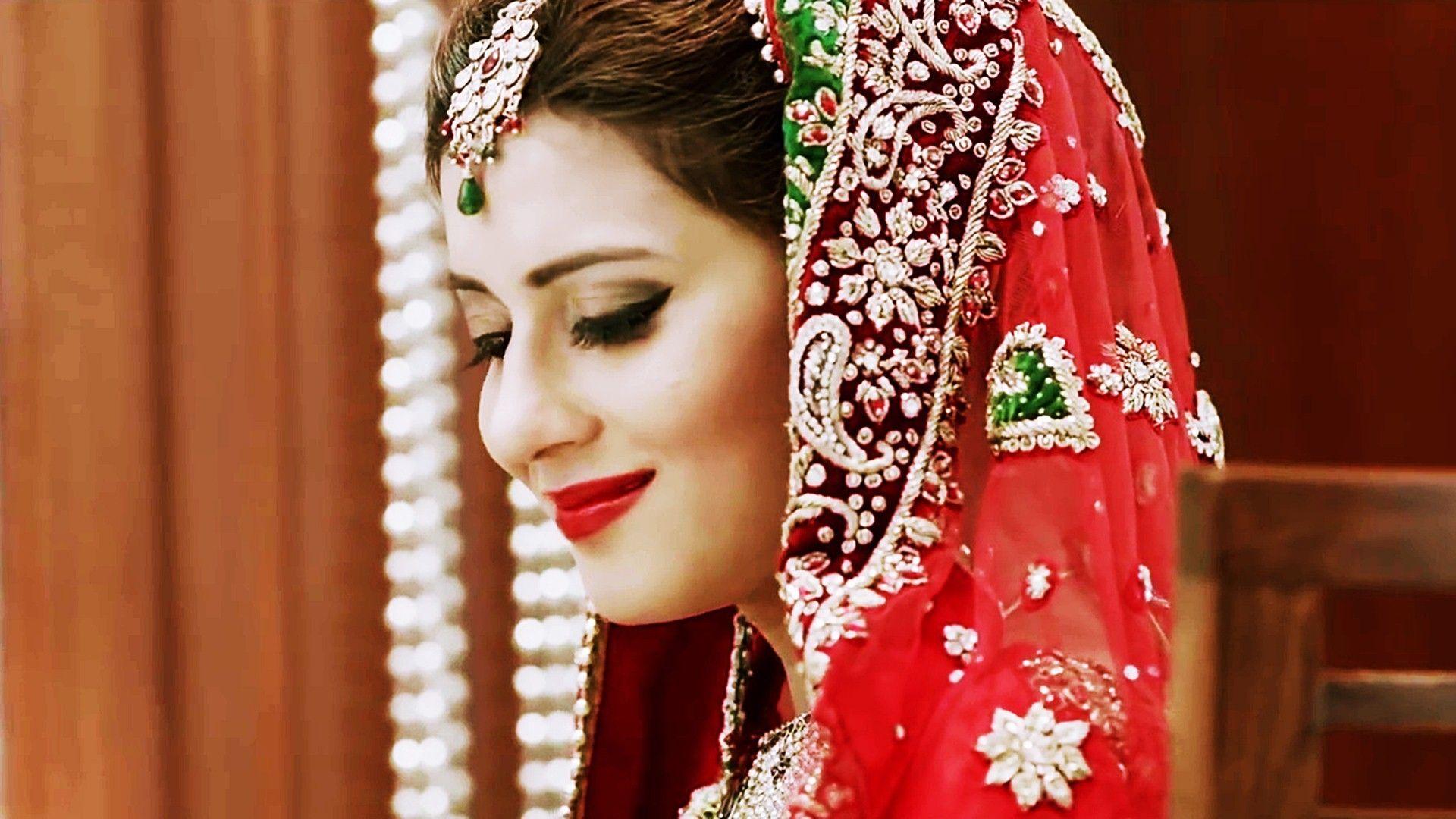 1920x1080 Aakanksha Sareen In Indian Bride Outfit Wallpaper 02582