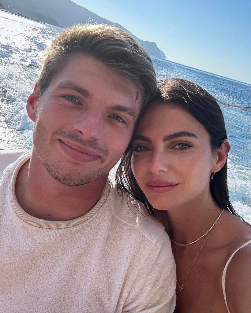 820x1024 F1's Max Verstappen and model girlfriend Kelly Piquet look besotted in rare photo