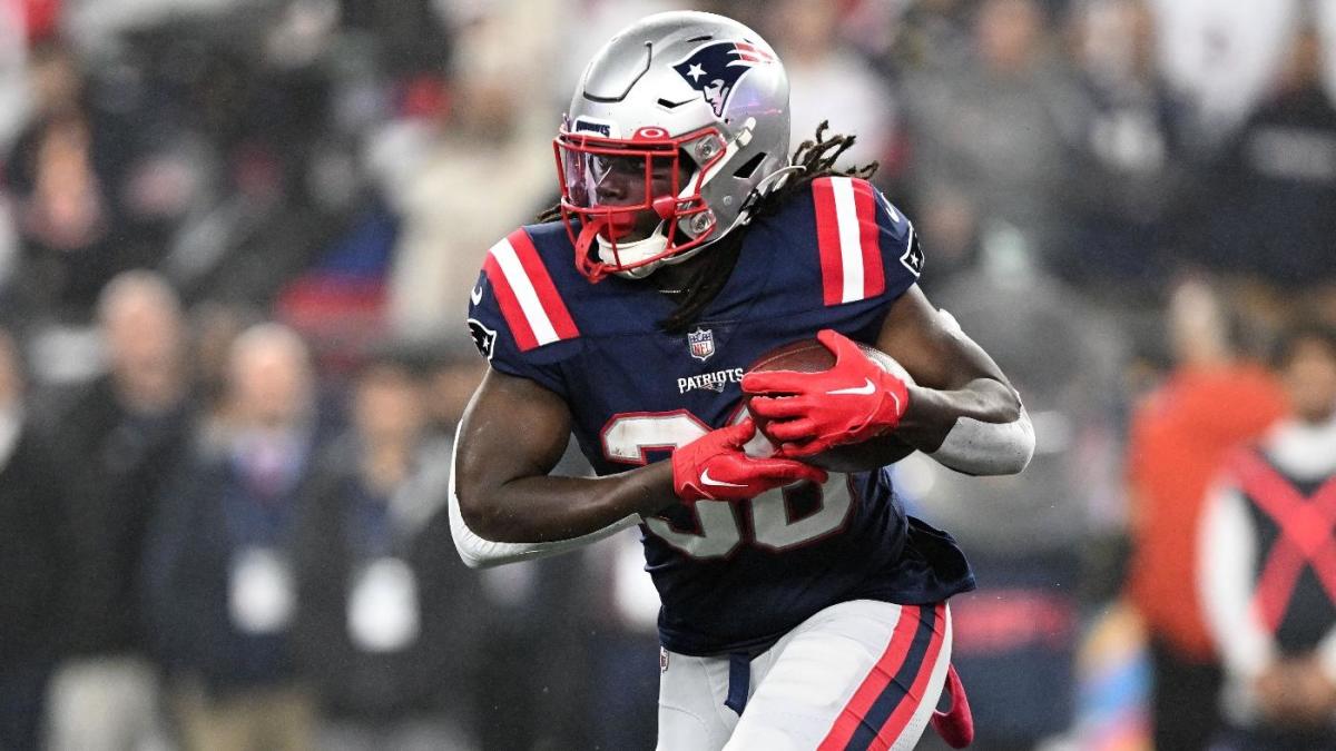 1200x675 Patriots' Rhamondre Stevenson says he's 'pretty close' to contract extension; Jerod Mayo expects big things