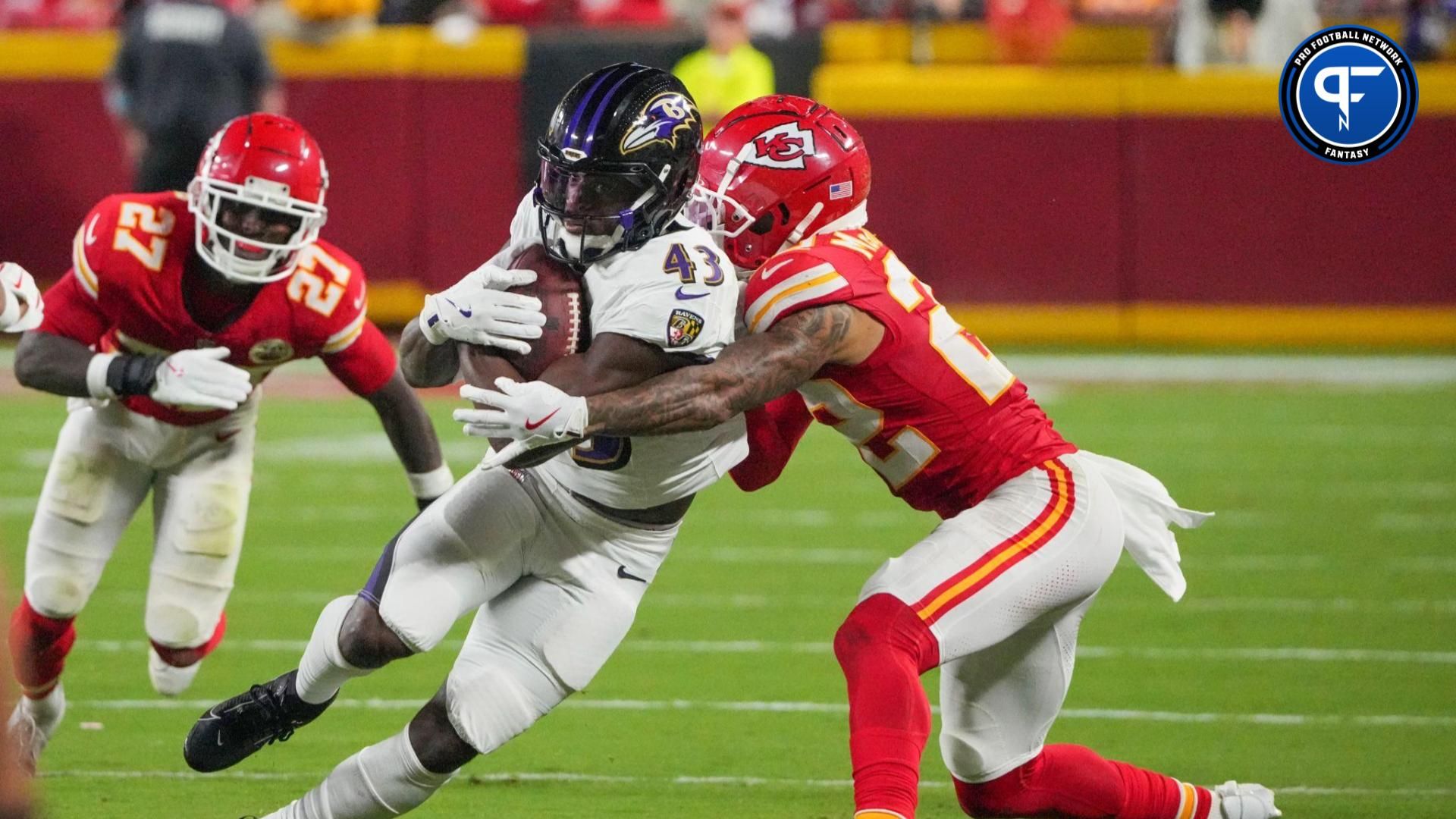 1920x1080 Justice Hill Fantasy Waiver Wire: Key Stats Why You Should Add Ravens RB