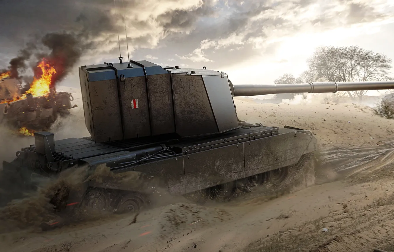 1332x850 Free WoT, World of Tanks 2K wallpaper for desktop and phone