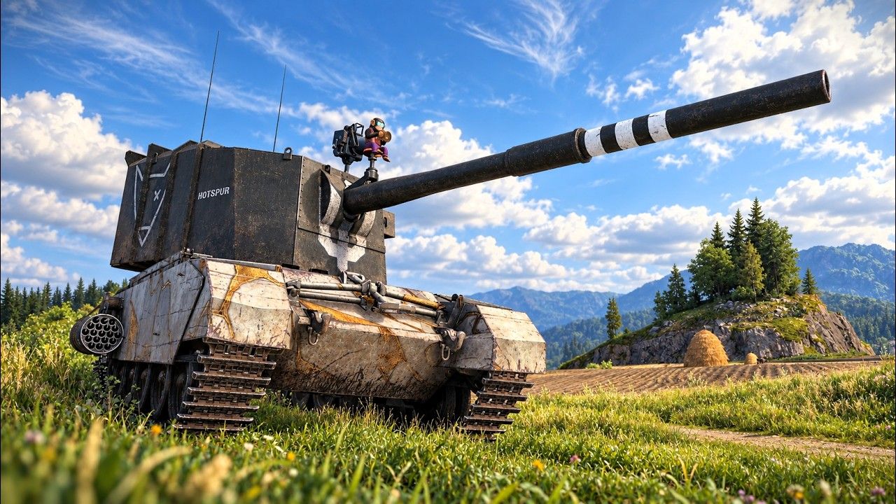 1280x720 FV4005: When Luck Meets Massive Firepower of Tanks