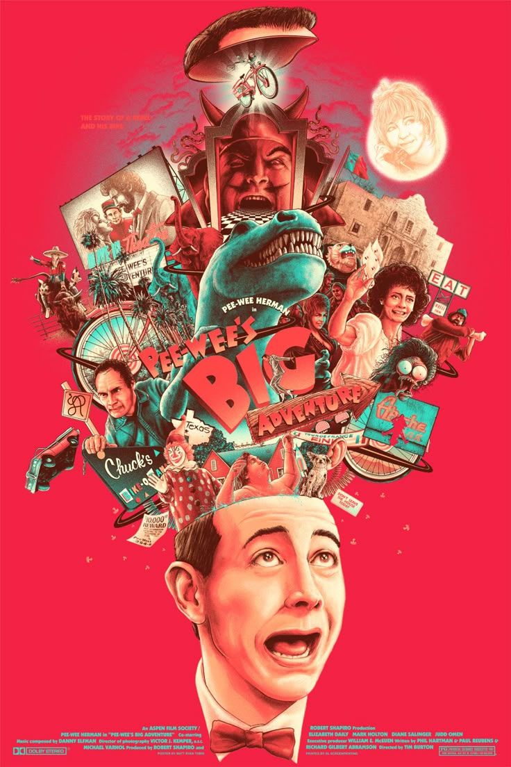 736x1104 Pee Wee's Big Adventure