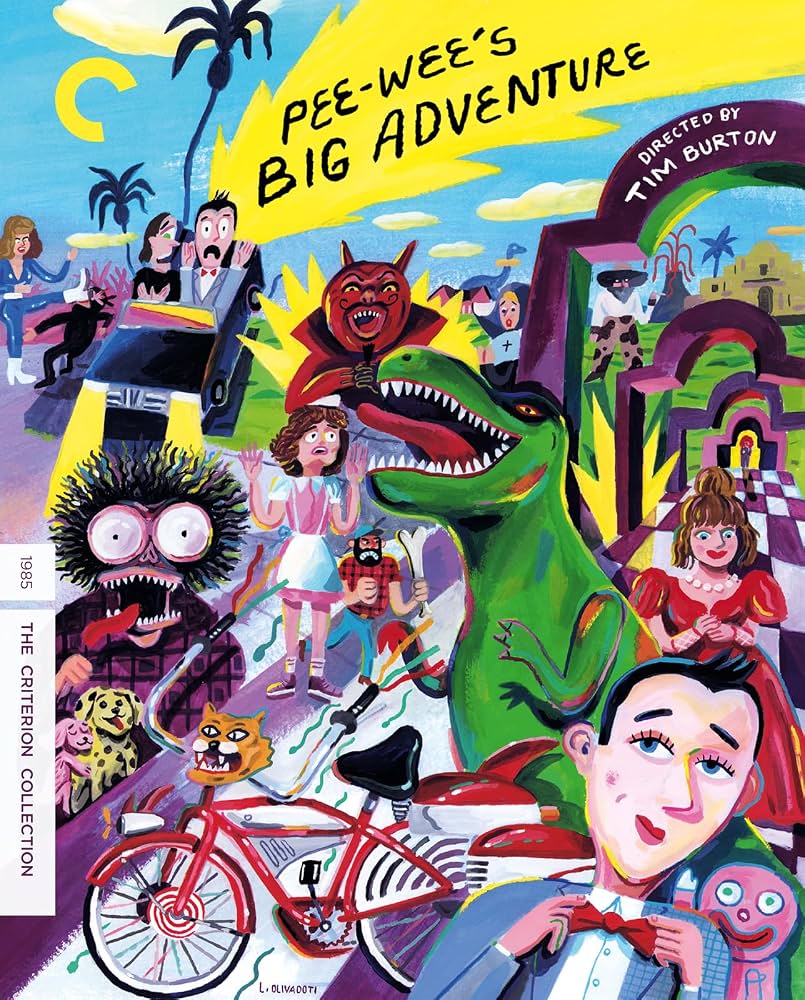 805x1000 Pee Wee's Big Adventure (The Criterion Collection) [4K UHD] : Paul Reubens, Tim Burton: Movies & TV