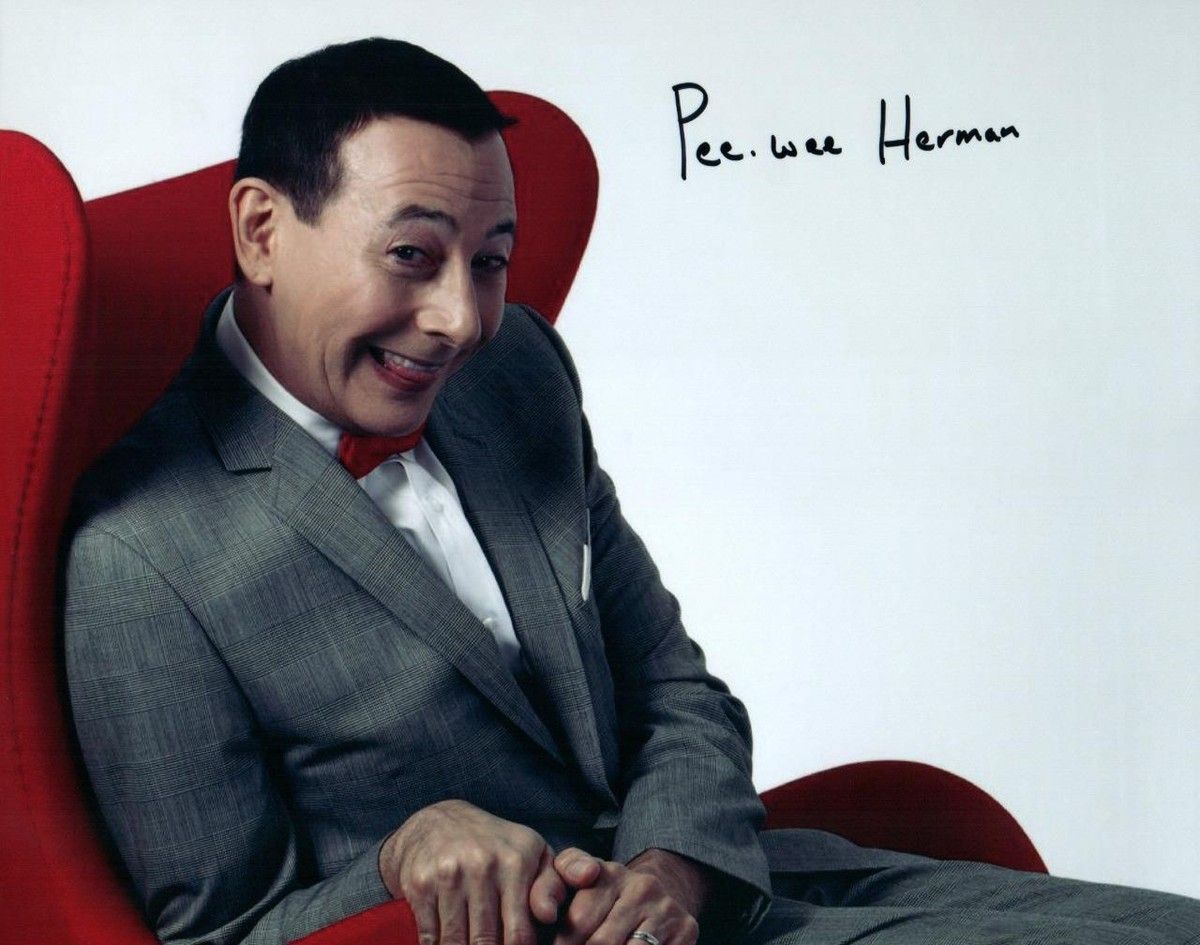 1200x945 Pee Wee Herman Paul Reubens autographed 8x10 Photo Really signed photo