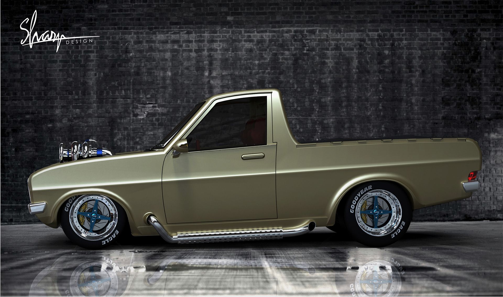1920x1136 Nissan Champ (7). Image - Behance