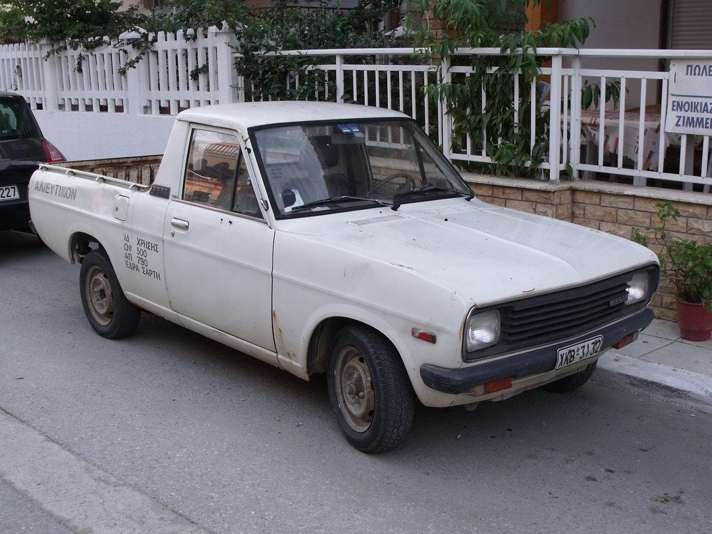 1024x768 Nissan Sunny Truck. Nissan Sunny Truck seen in Sarti Σάρτη