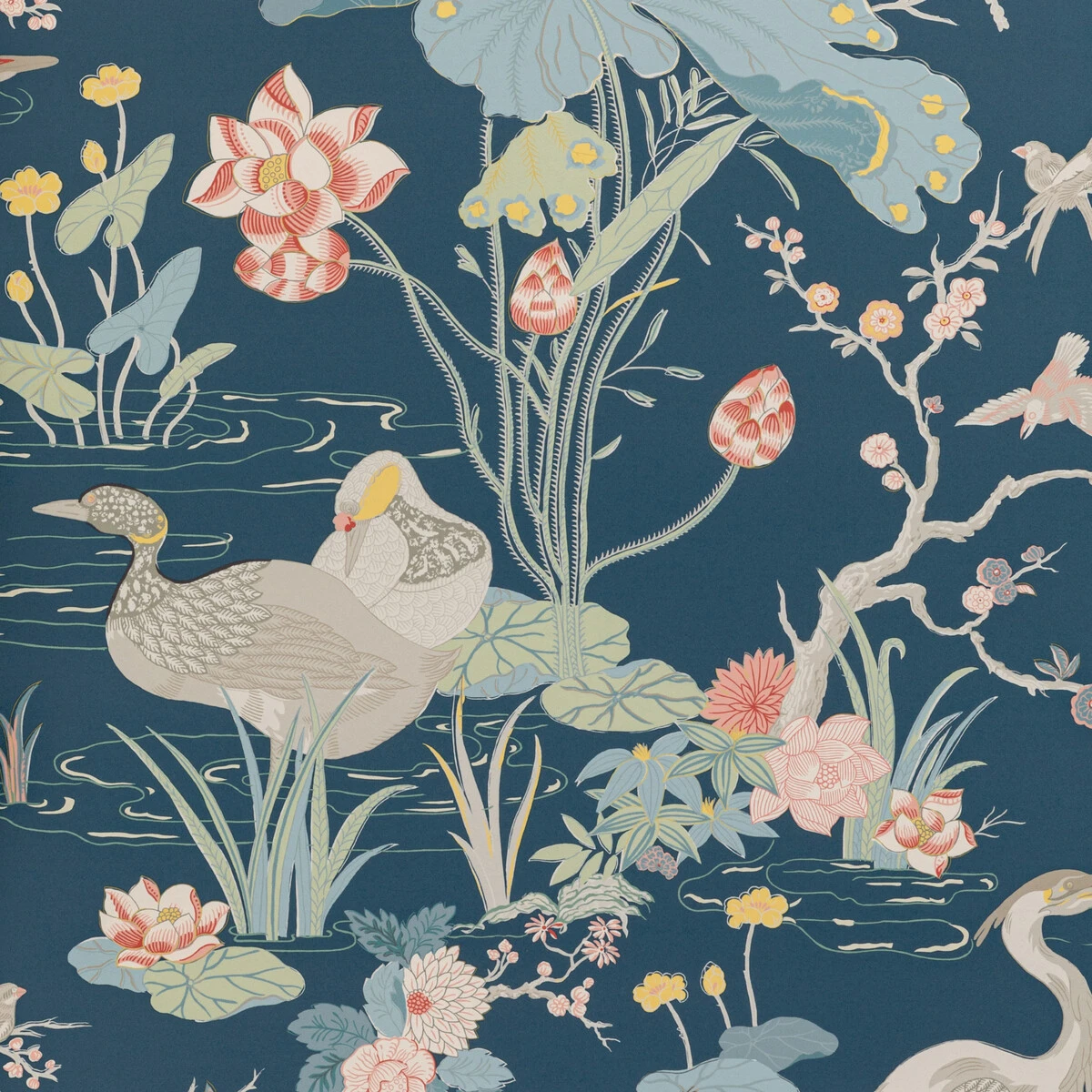 1200x1200 Luzon Paper Sapphire by Lee Jofa Wallcovering