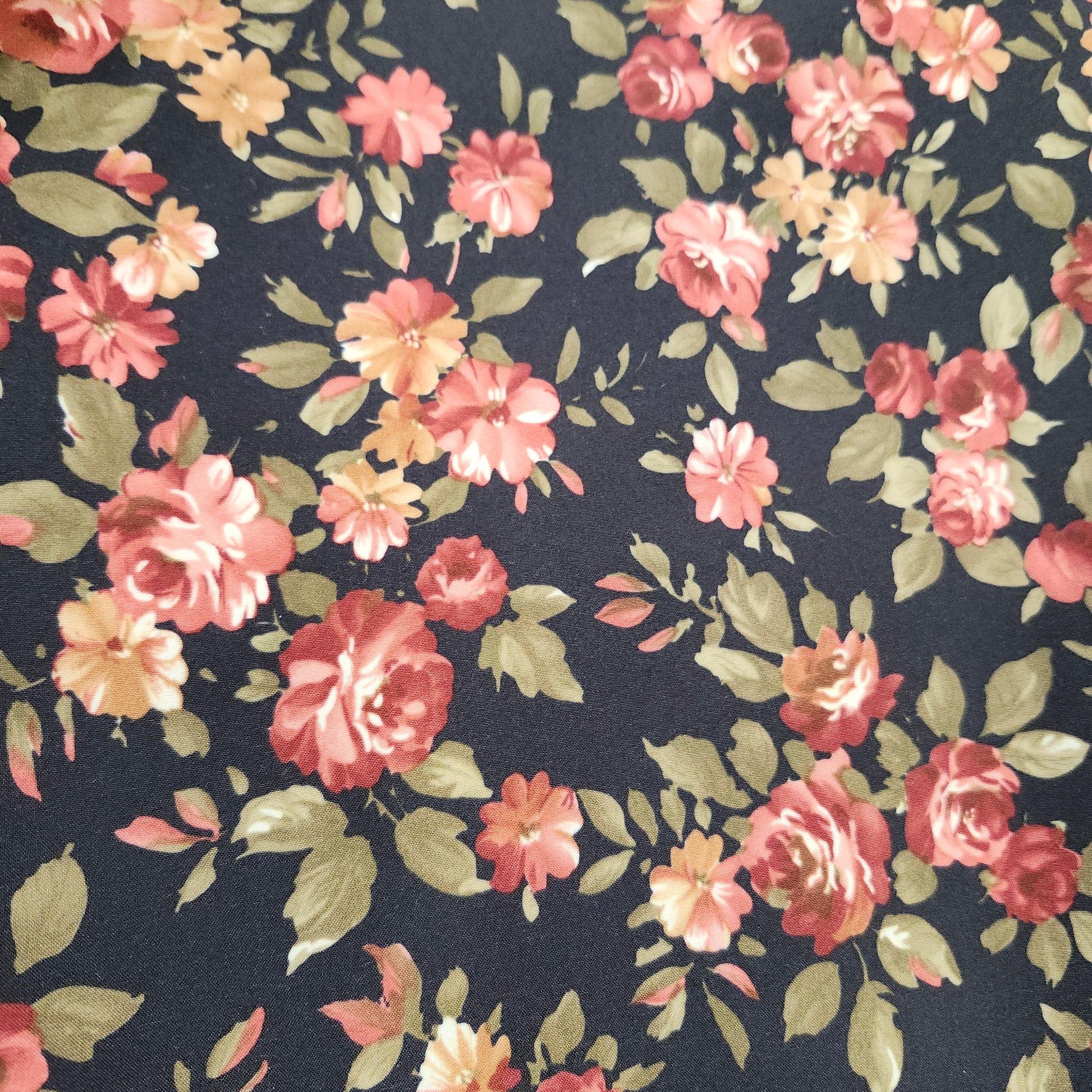 1946x1946 Polyester Floral Fabric Rose Gold. Fabric Fox. Canada's Fabric Store. Buy Fabric Online