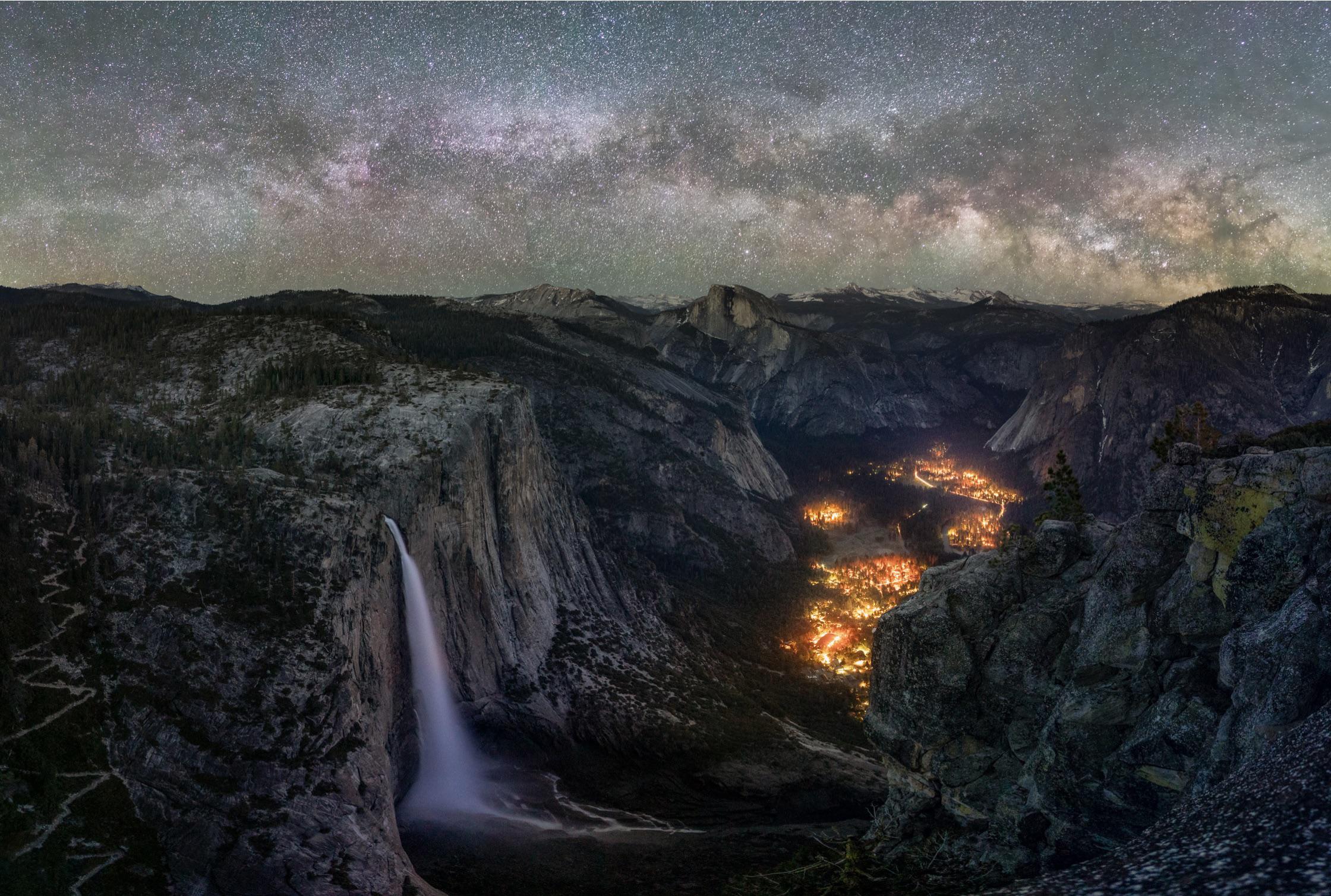 2240x1509 Milky Way over Yosemite Valley, YNP, CA