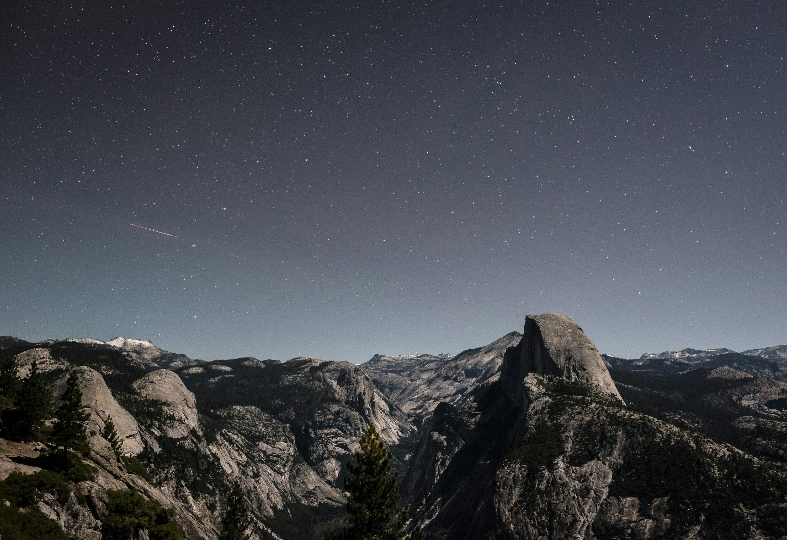 3000x2062 Yosemite Night Picture. Download Free Image