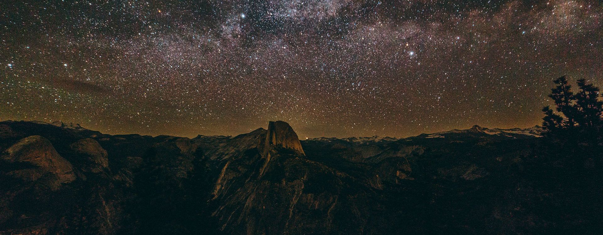 1920x750 Stargazing Yosemite. Nation's Vacation