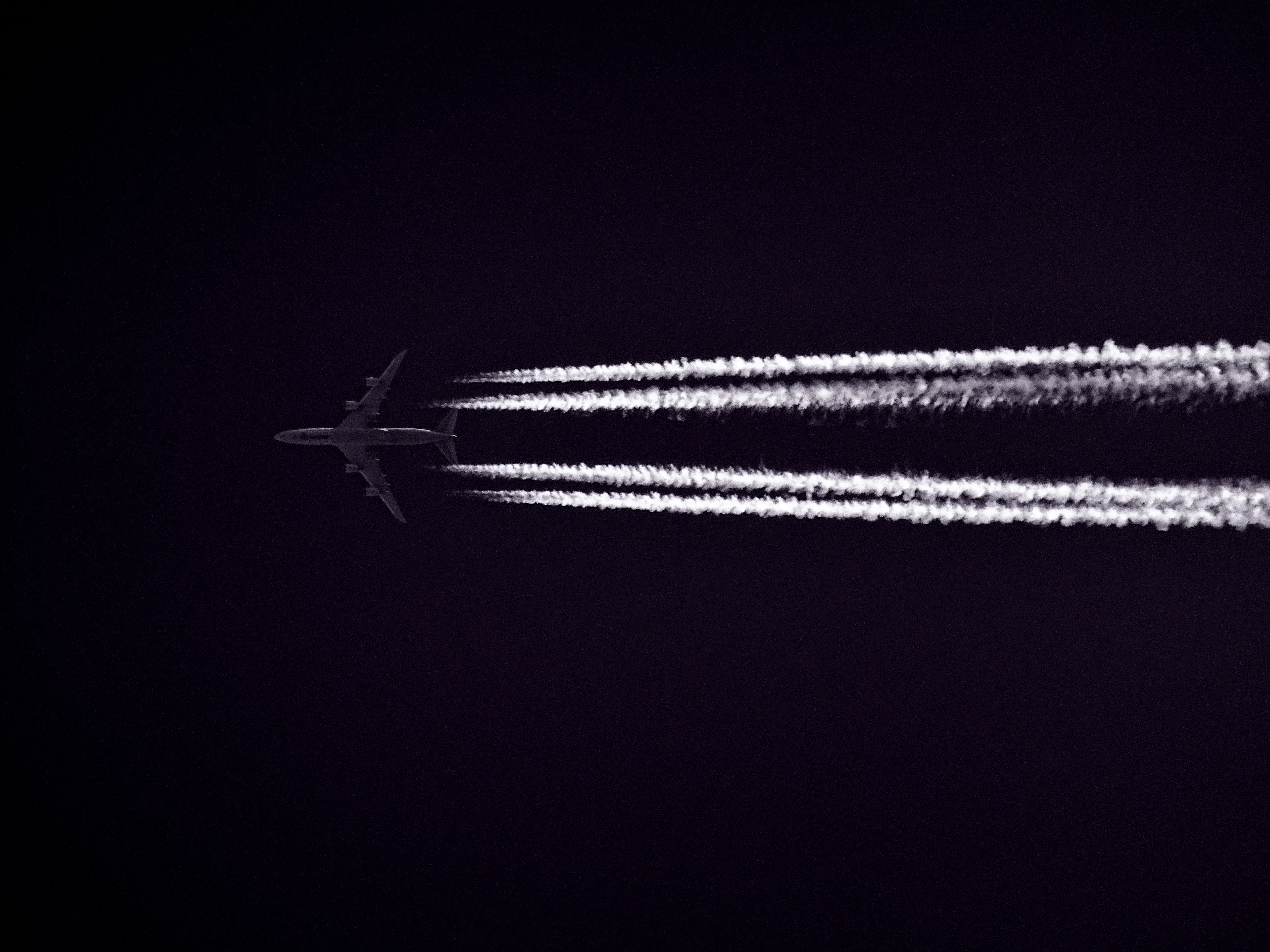 5184x3888 Plane Under Dark Night Photo, Download The BEST Free Plane Under Dark Night & HD Image