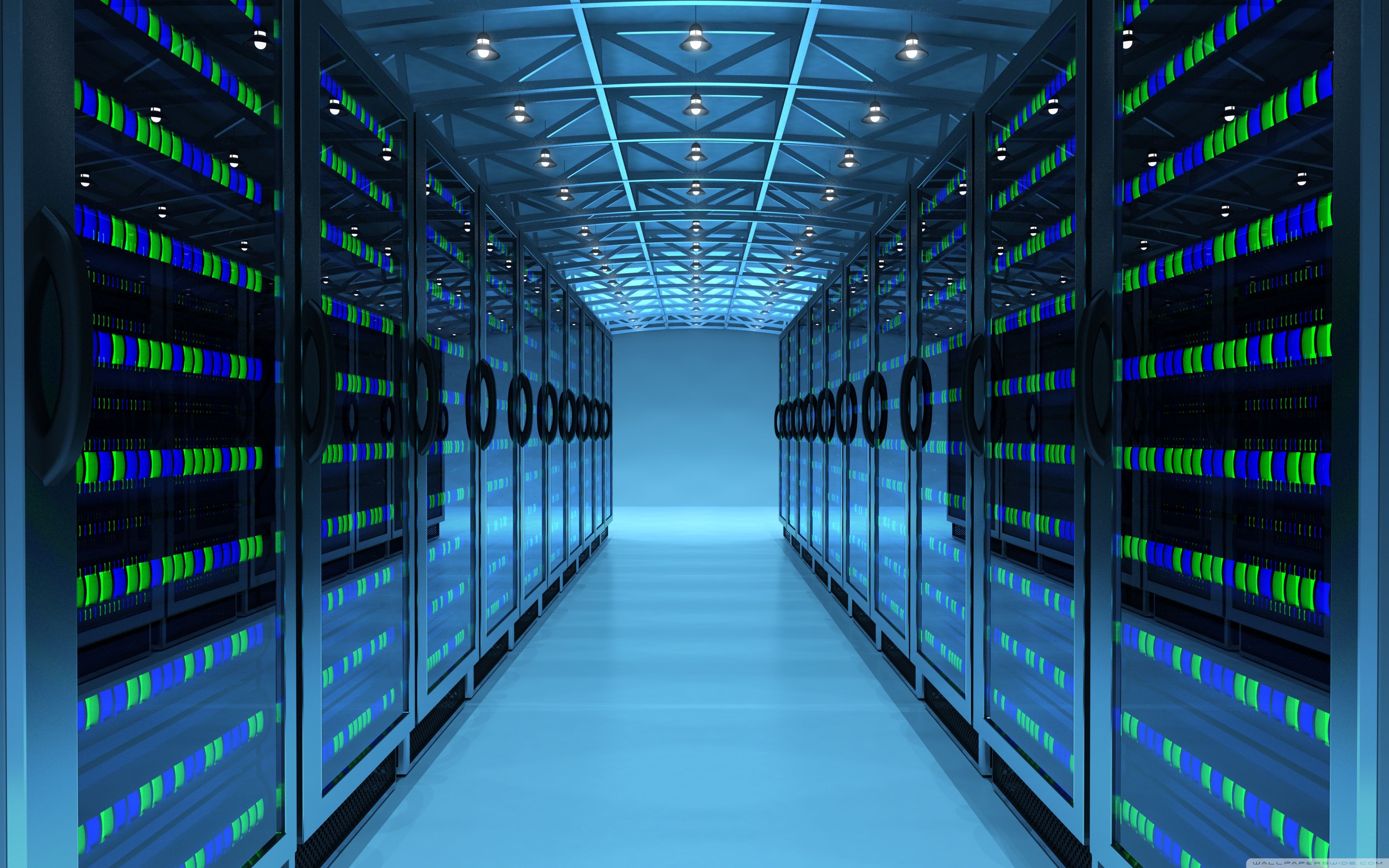 3840x2400 Servers Room 4K UHD Wallpaper for UltraHD Desktop and TV : Widescreen and UltraWide Display : Dual and Triple Monitor : Smartphone and Tablet Devices