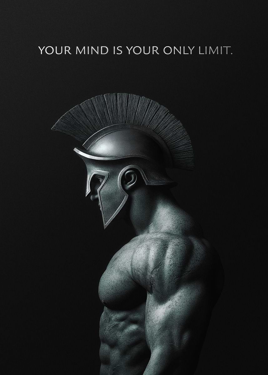 857x1200 Spartan Warrior Motivation Quote