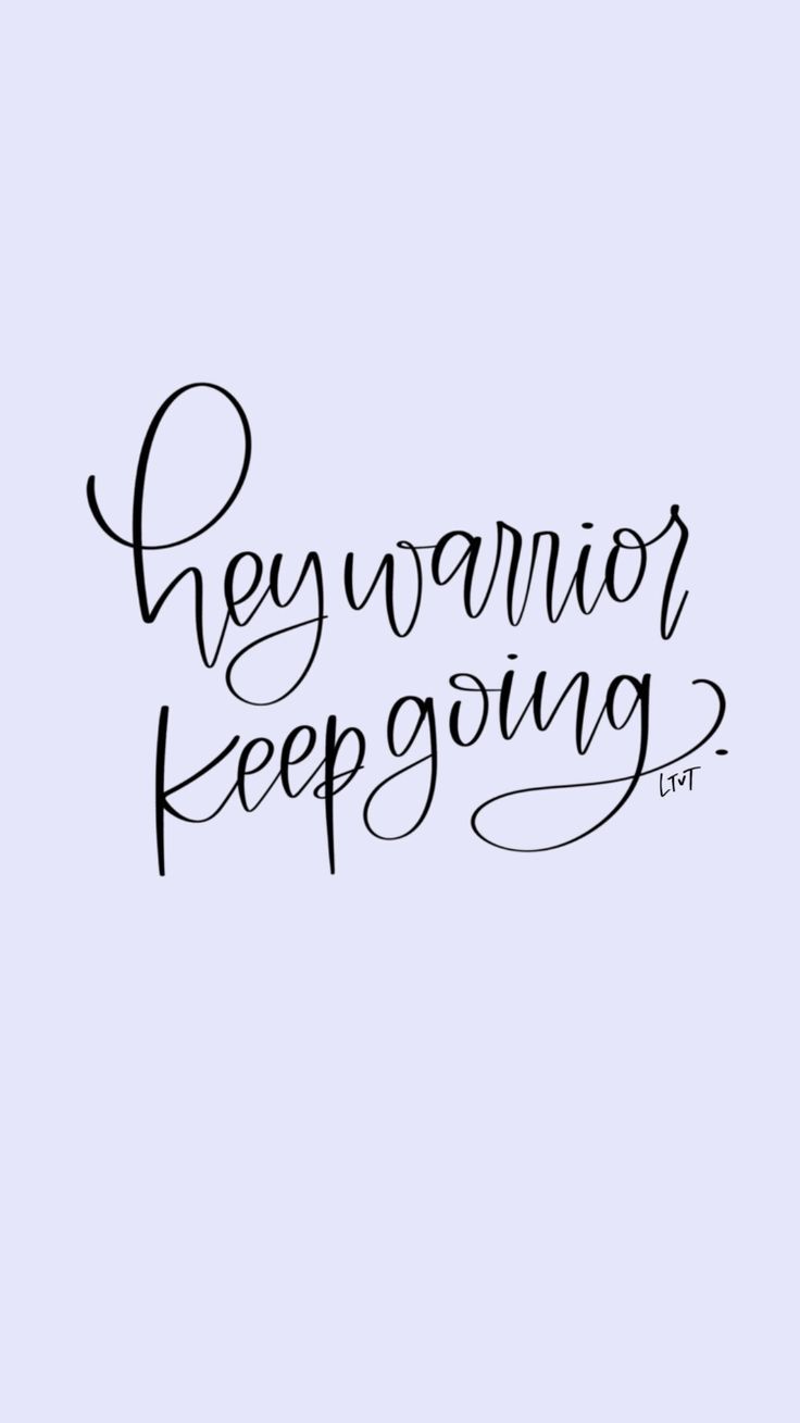 736x1309 Warrior Spirit: Inspirational Quotes in Modern Calligraphy. Daily motivation wallpaper, Inspirational quote on lavender background