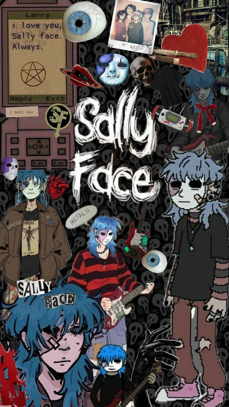 736x1308 sally face cuz I'm obsessed ( ・_ゝ・)