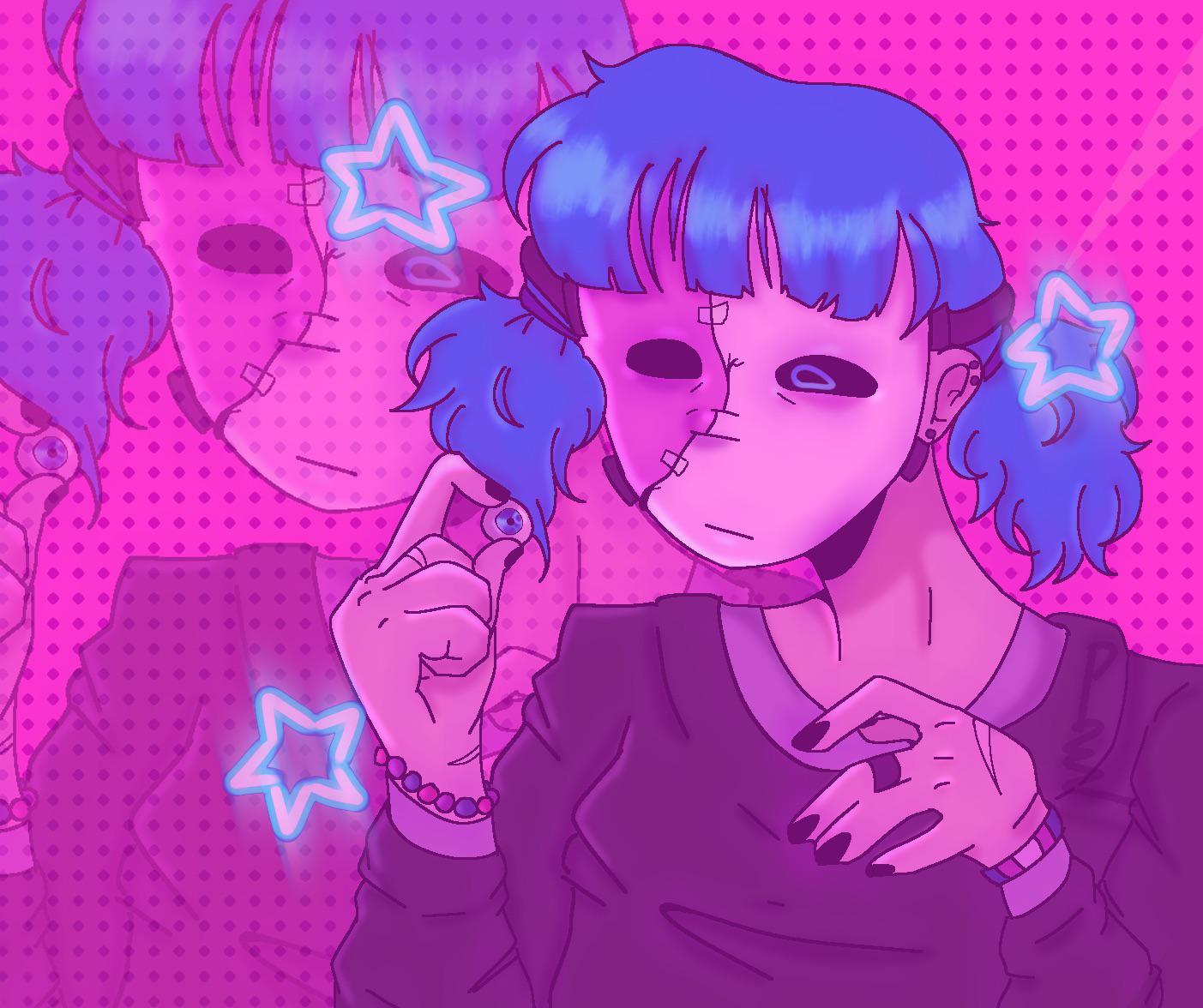 1403x1176 Tried a new style w/ Sal.. really proud of it