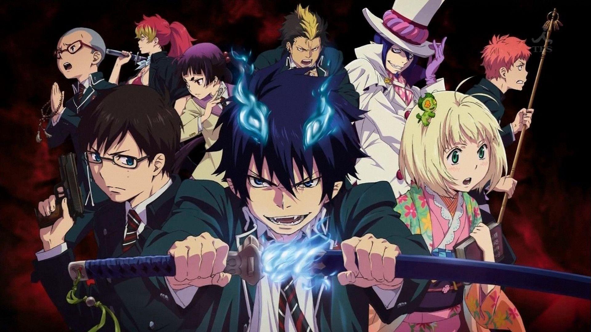 1920x1080 Blue Exorcist Wallpaper background picture