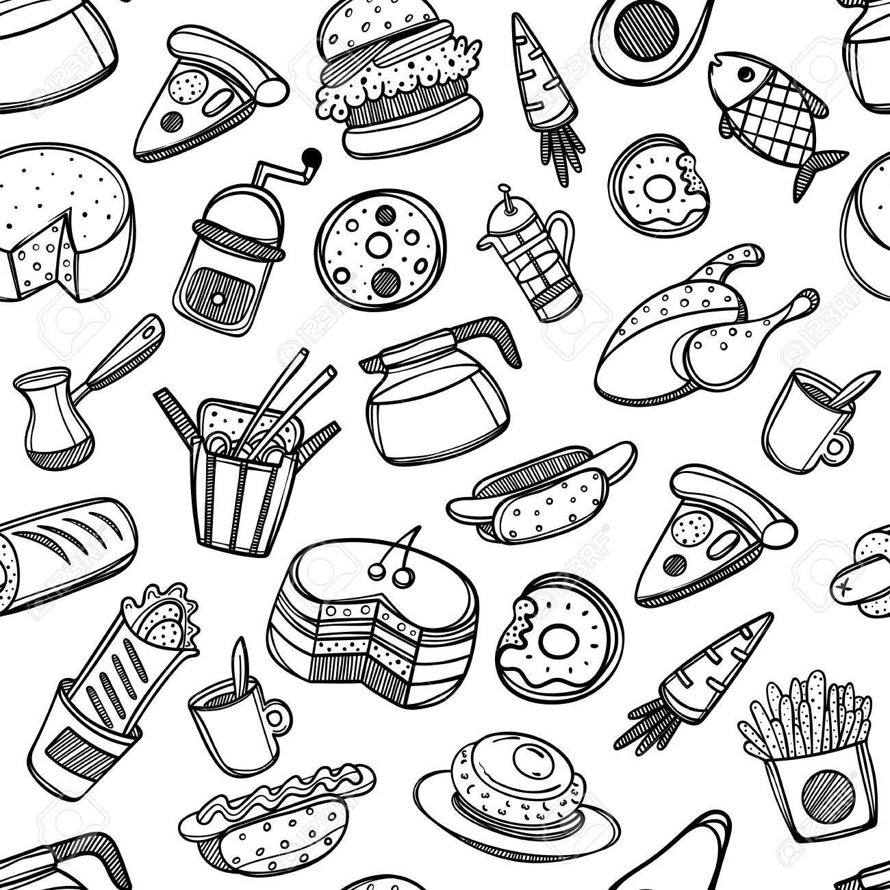 1300x1300 Cartoon Breakfast Wallpaper