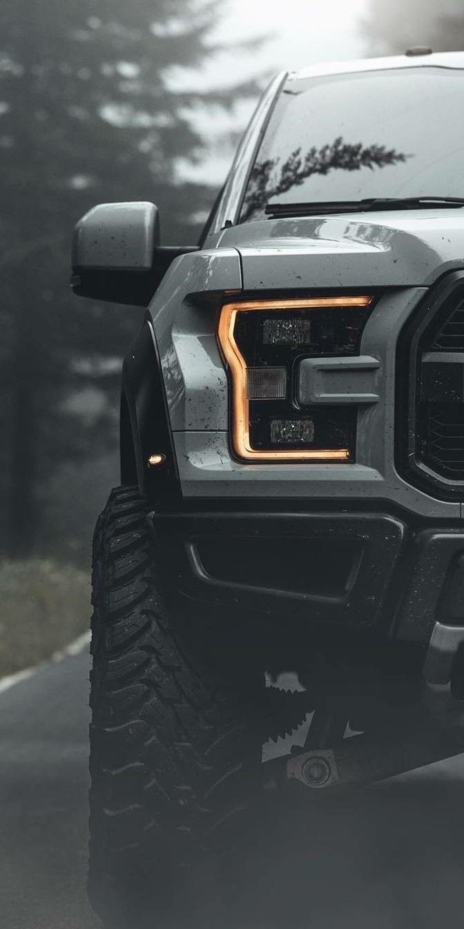 672x1344 Ford Raptor and Ford Ranger Car on Road. Auto jeep, Raptor truck, Mobil off road