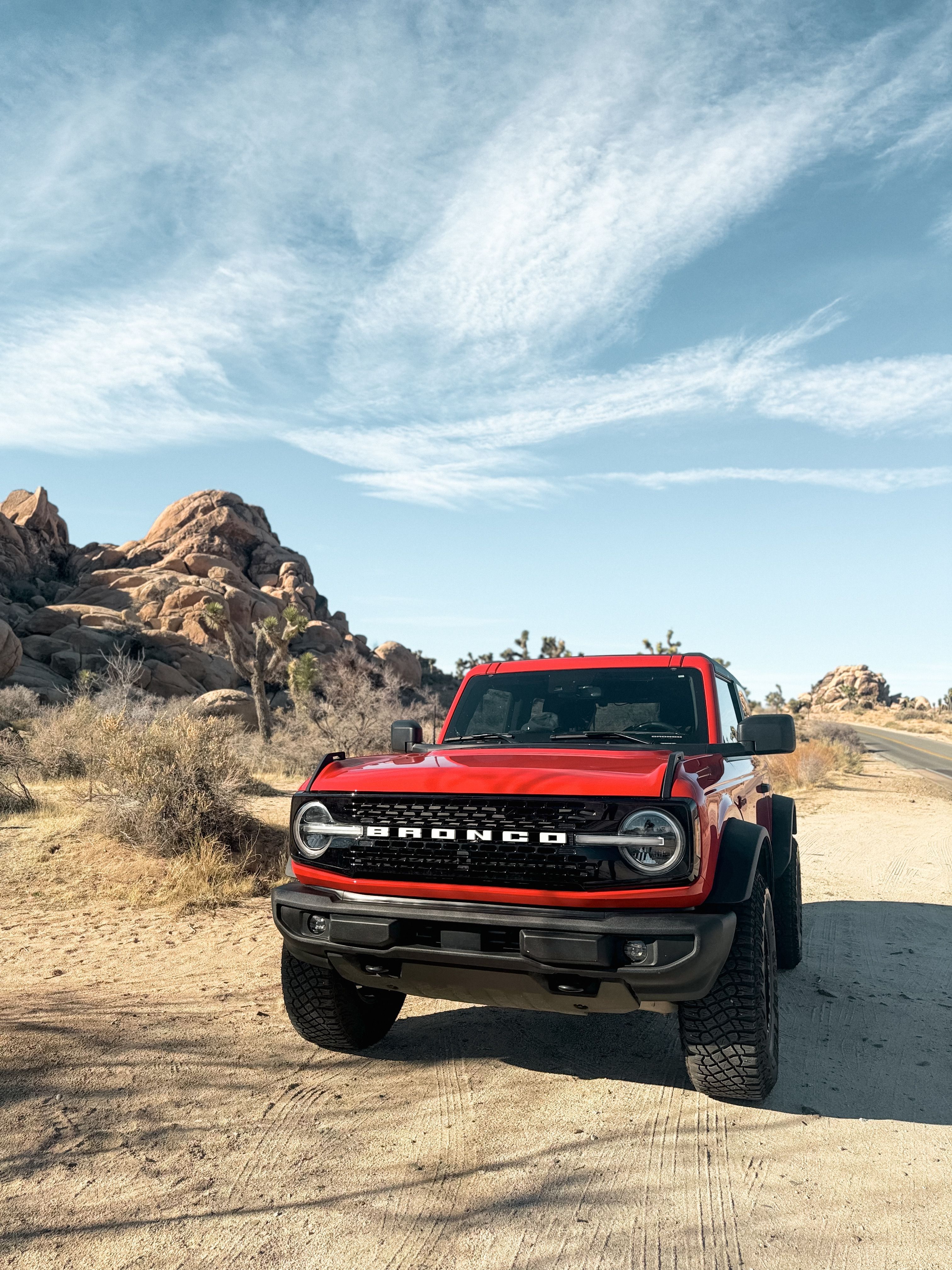 3024x4032 Red 4x4 Car on Desert · Free
