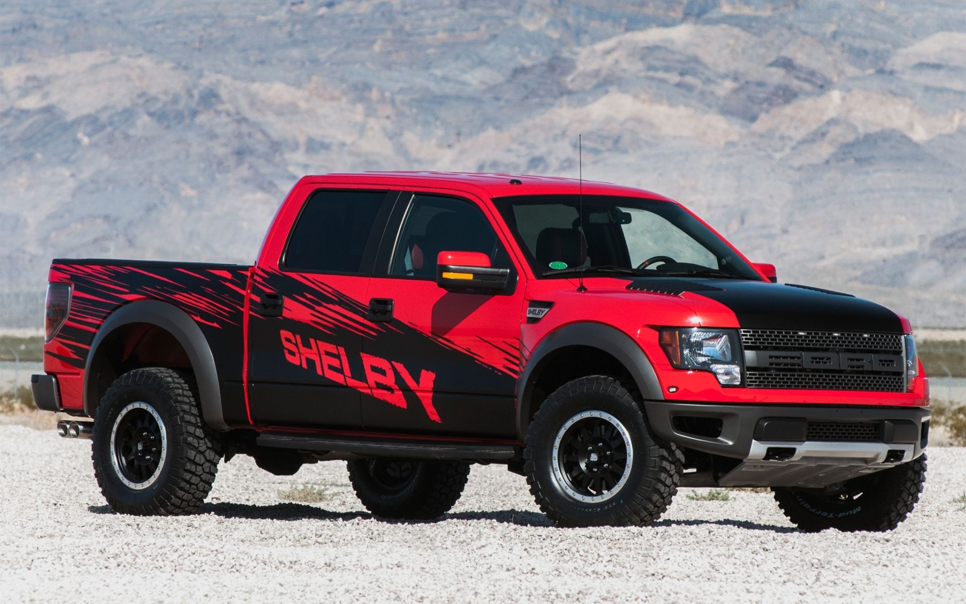1920x1200 Shelby Raptor Power: Bold Ford Mustang Truck HD Wallpaperx1200