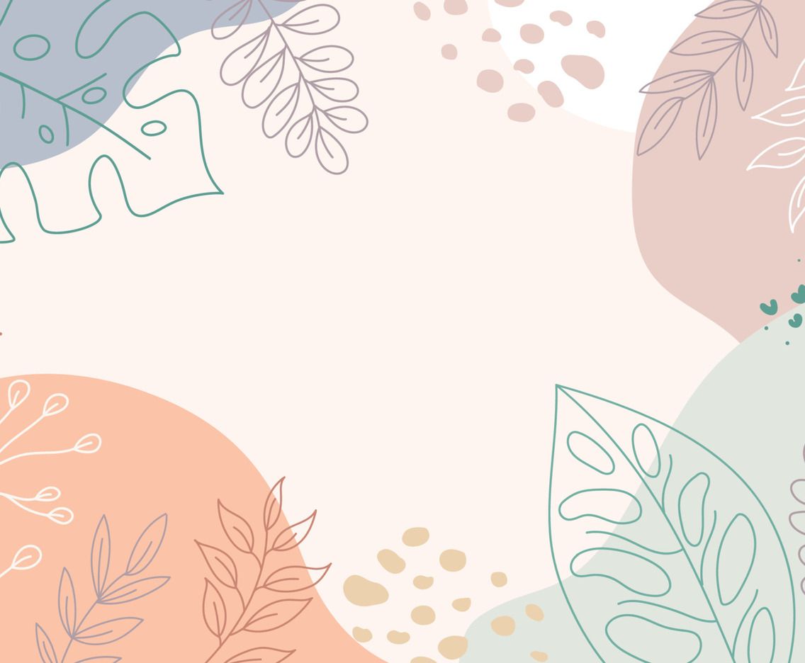 1136x936 Pastel Tropical Background with Monstera Leaves