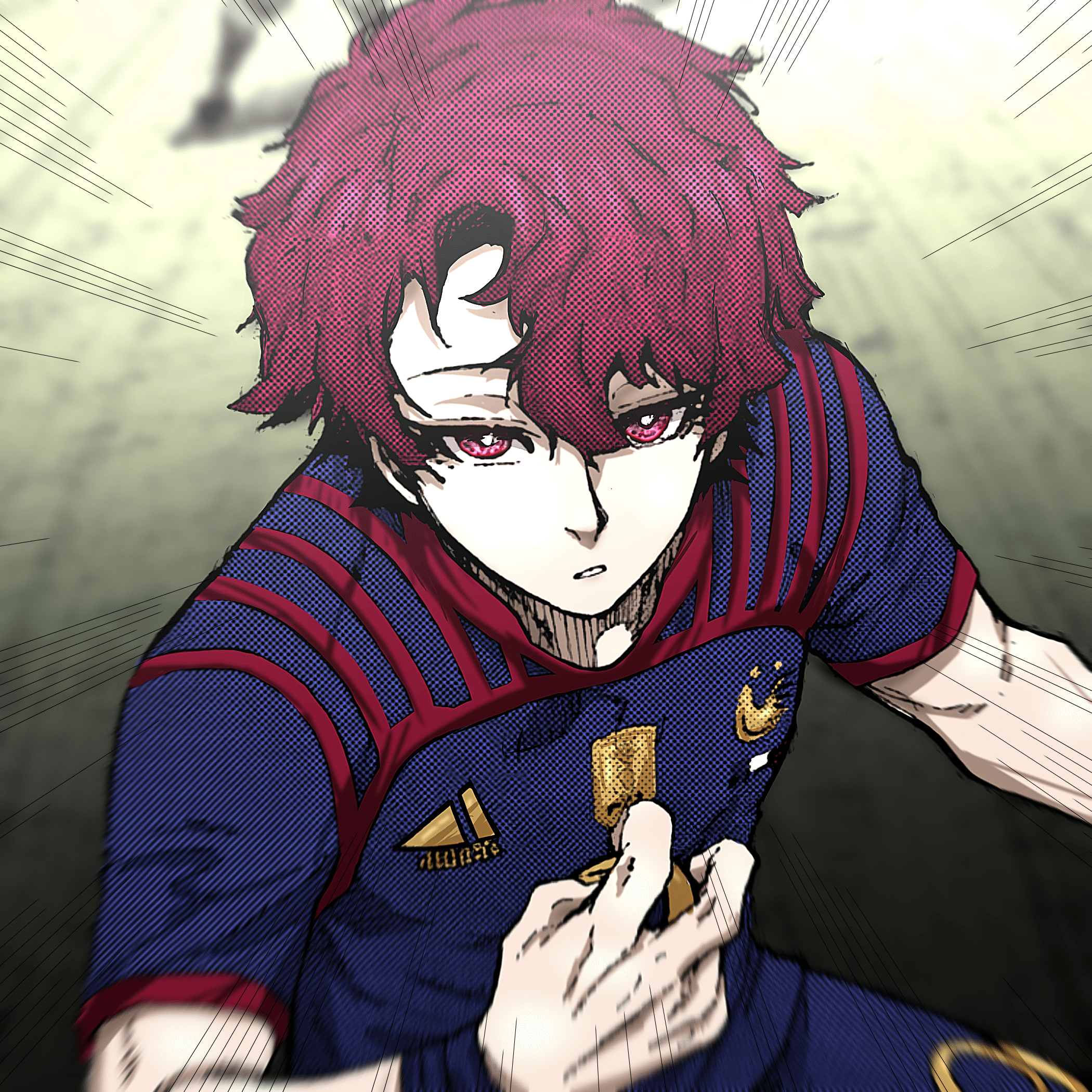2100x2100 ideas de Hugo de blue lock en 2026. fotos de perfil, animes wallpaper, adornos blackwork