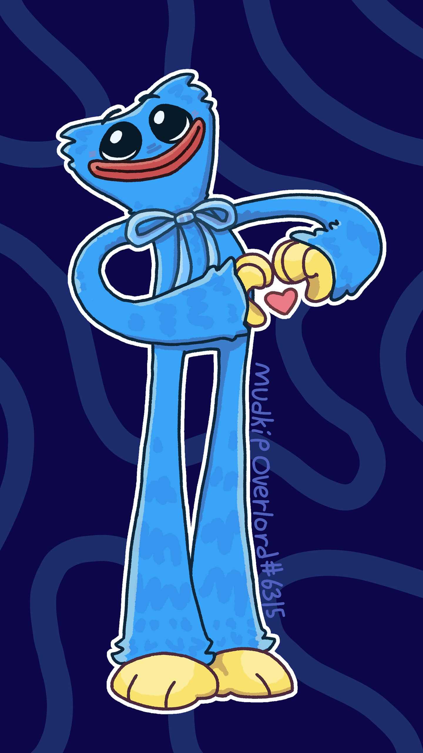 1440x2560 Huggy Wuggy Cute Wallpaper