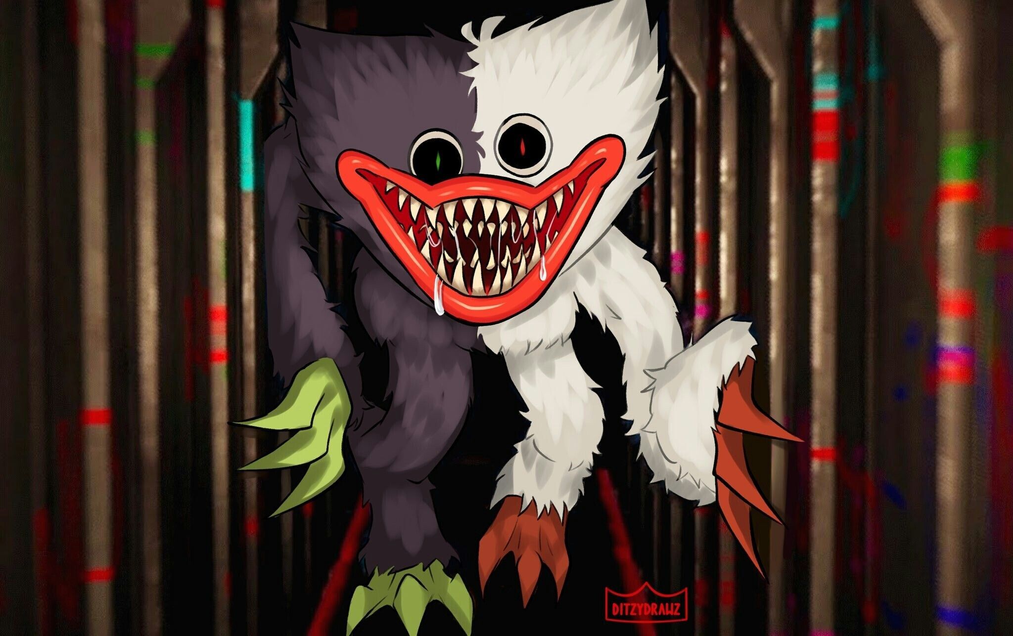 2048x1287 Huggy Wuggy Wallpaper