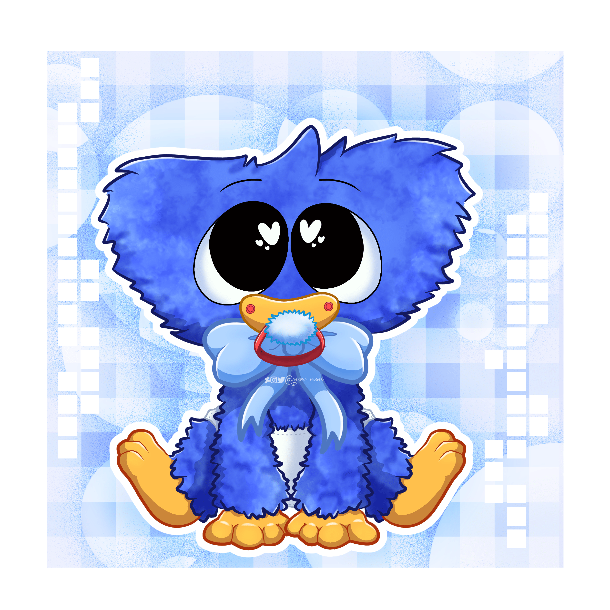 2500x2500 Huggy Wuggy Baby By Meow Moni On Newgrounds