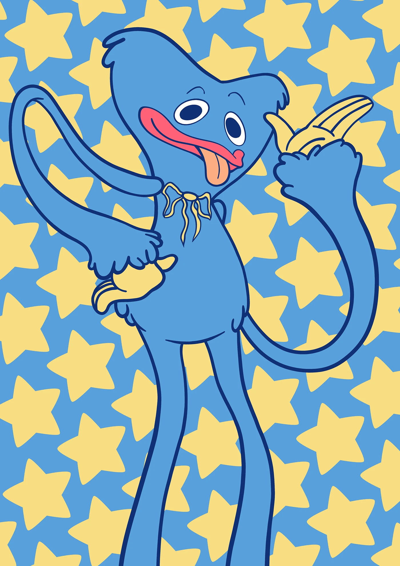 1400x1980 Huggy Wuggy Poppy Playtime fanart - Behance