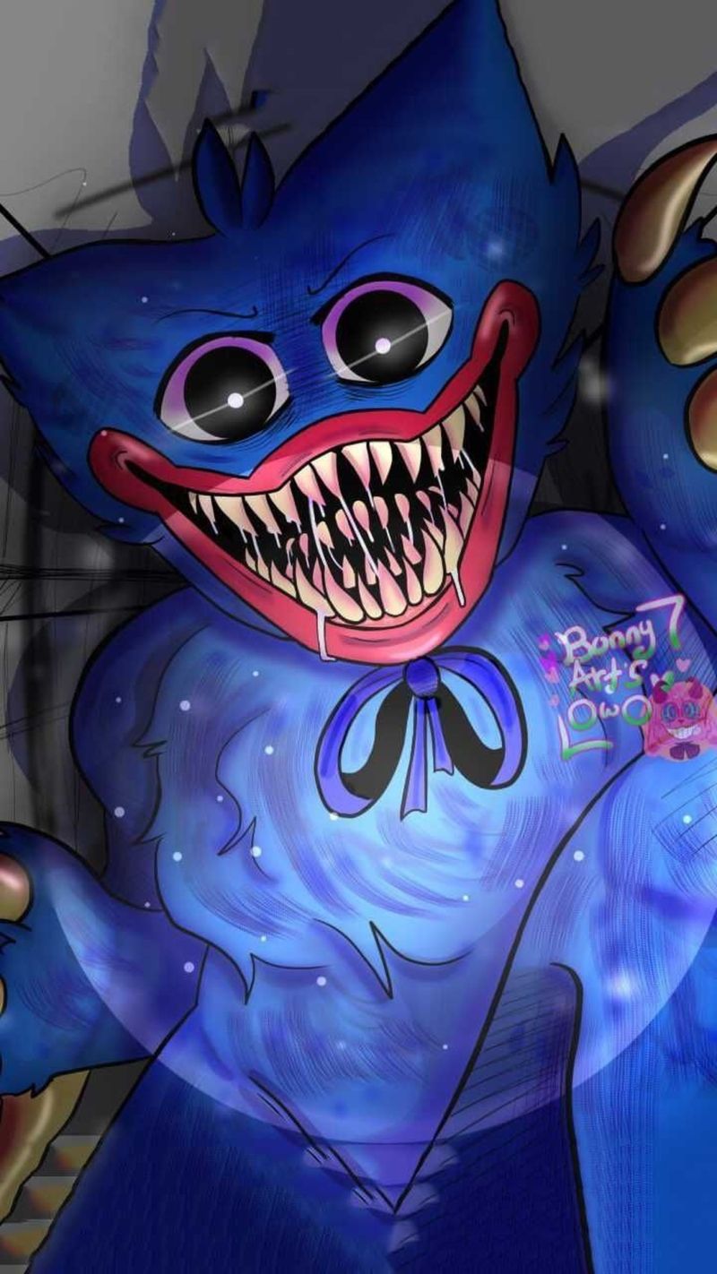 800x1422 Huggy Wuggy Phone Wallpaper