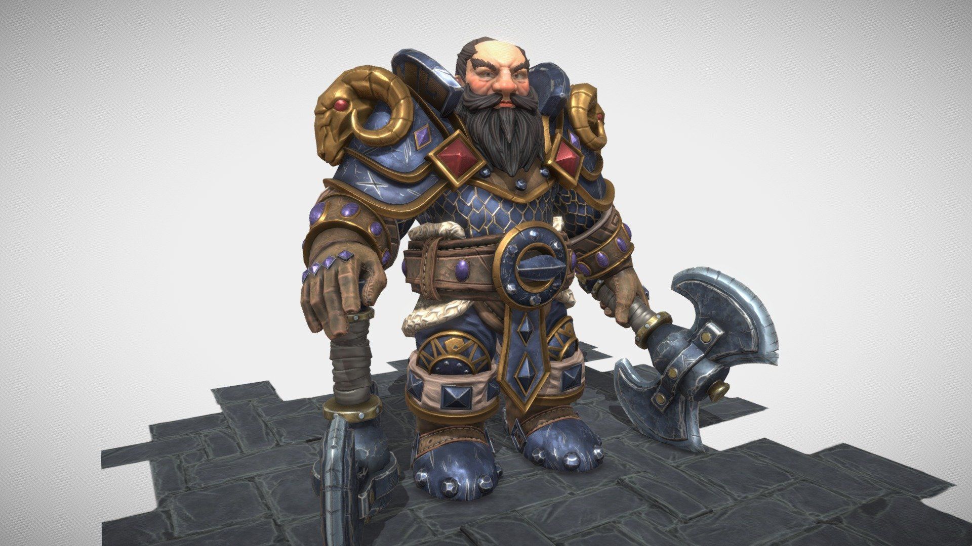 1920x1080 Dwarf Armor FanArt model by Steffen Salte [96424d8]