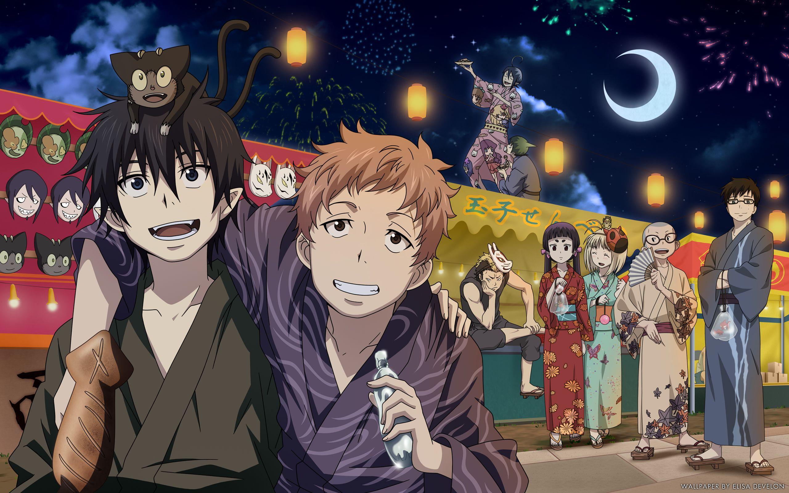 2560x1600 Blue Exorcist Wallpaper HD HD Wallpaper