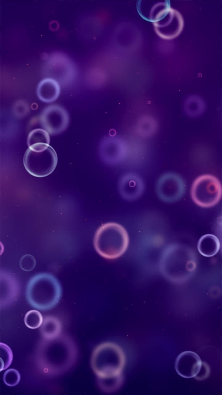 720x1280 Abstract Purple Bubbles Wallpaper. Fondos de pantalla cielo, Fondos whatsapp, Mariposas fondos de pantalla