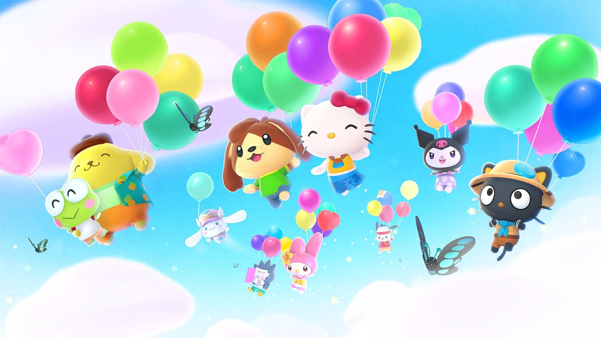 1920x1080 Hello Kitty Island Adventure / Balloon Sky Voyage / Floating Friends HDx1080